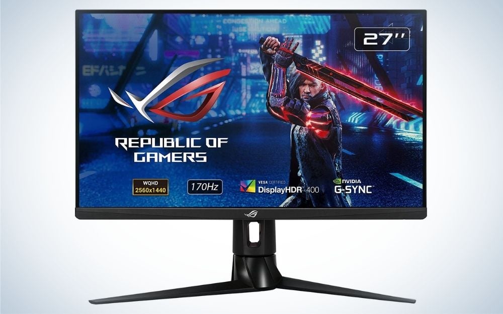 ASUS ROG Strix XG27AQ is the best 27-inch 1440p 144Hz monitor.
