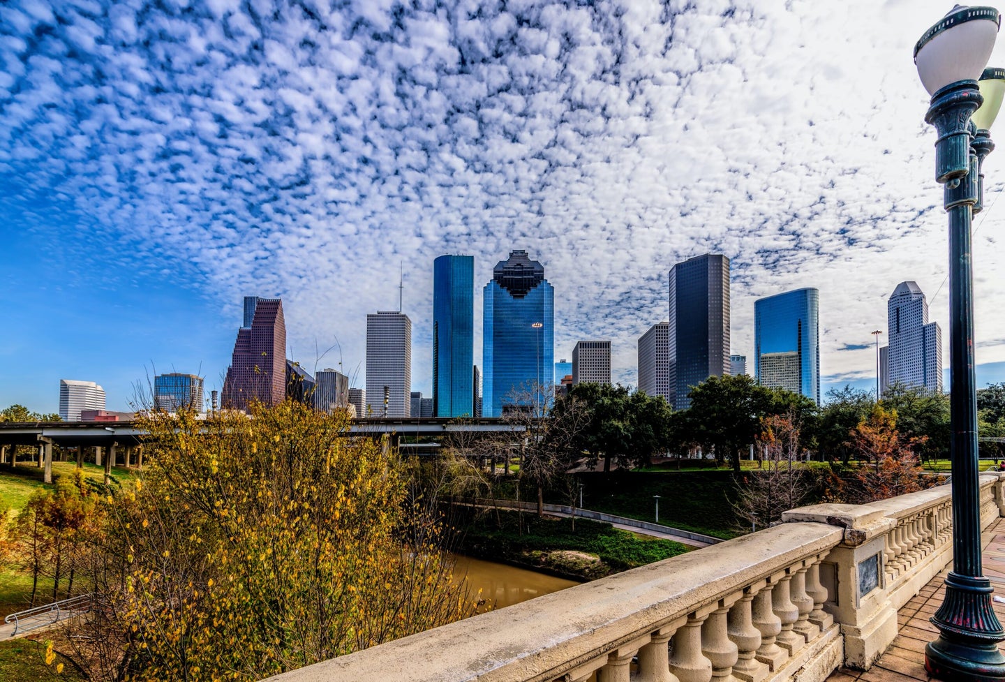 Houston, pictured here, is one of the cities aiming to be a hydrogen center. 