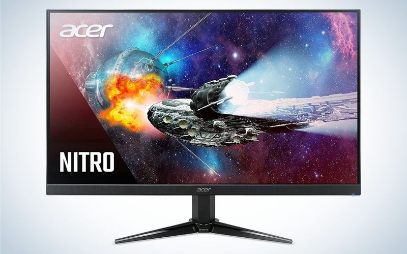 Acer Nitro QG241Y pbmiipx is the best gaming monitor under $200 for consoles.