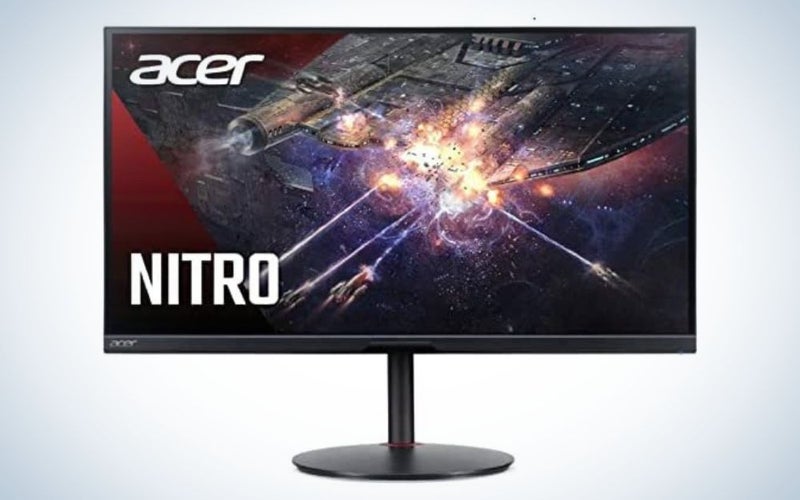 Acer Nitro XV282K KVbmiipruzx is the best gaming usb c monitor.