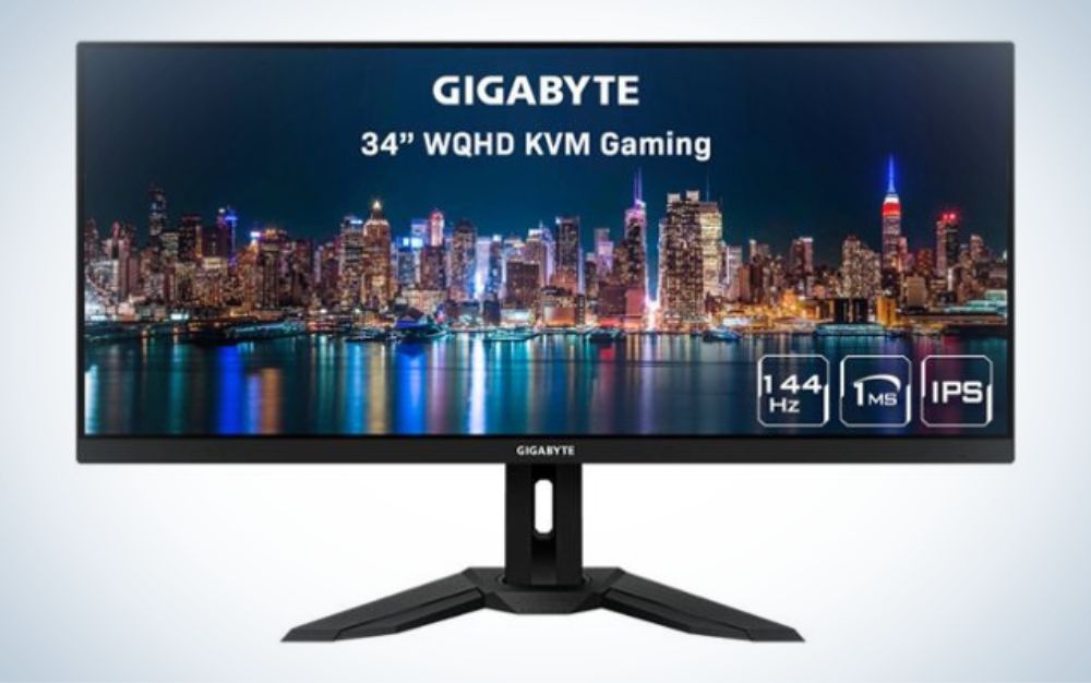 Gigabyte M34WQ is the best ultrawide usb c monitor.