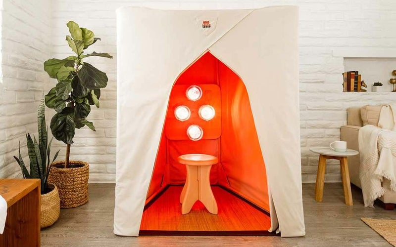 SaunaSpace Luminati Portable Infrared Sauna is the best overall portable sauna.