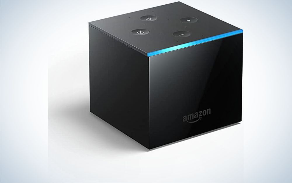 The Amazon Fire TV Cube lets you control your TV with your voice.