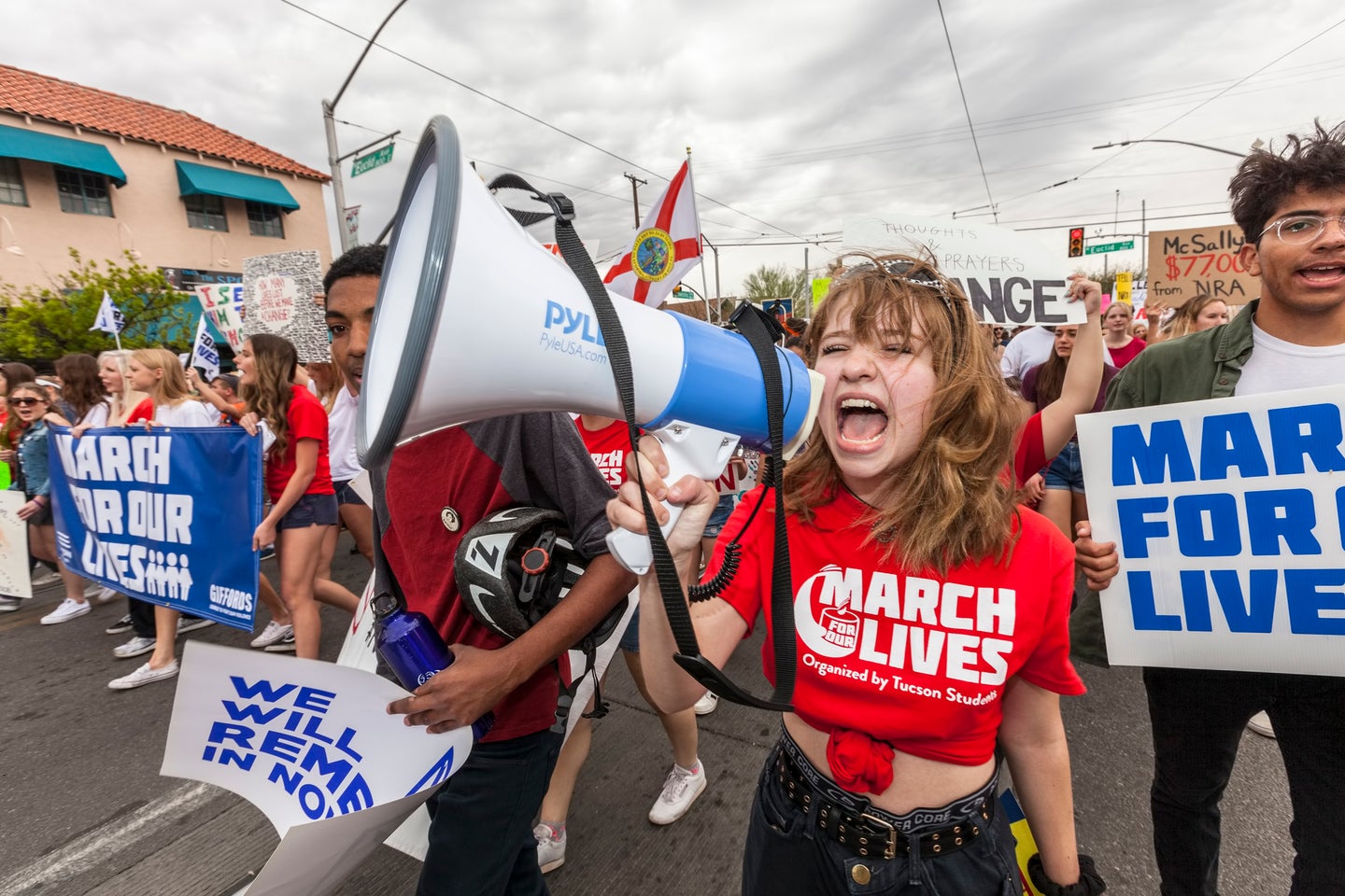 March For Our Lives teen protesters speaking out for gun control after mass shootings