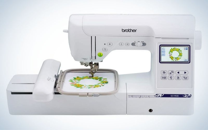 The Brother SE1900 Sewing and Embroidery Machine on a plain background.