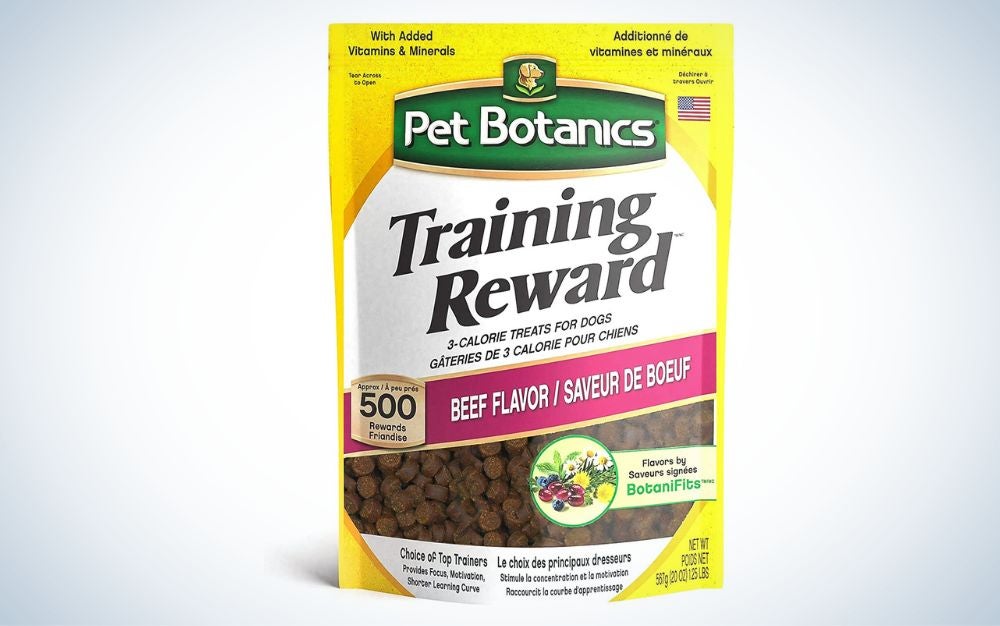 Pet Botanics Training Reward are the best training treats for puppies.