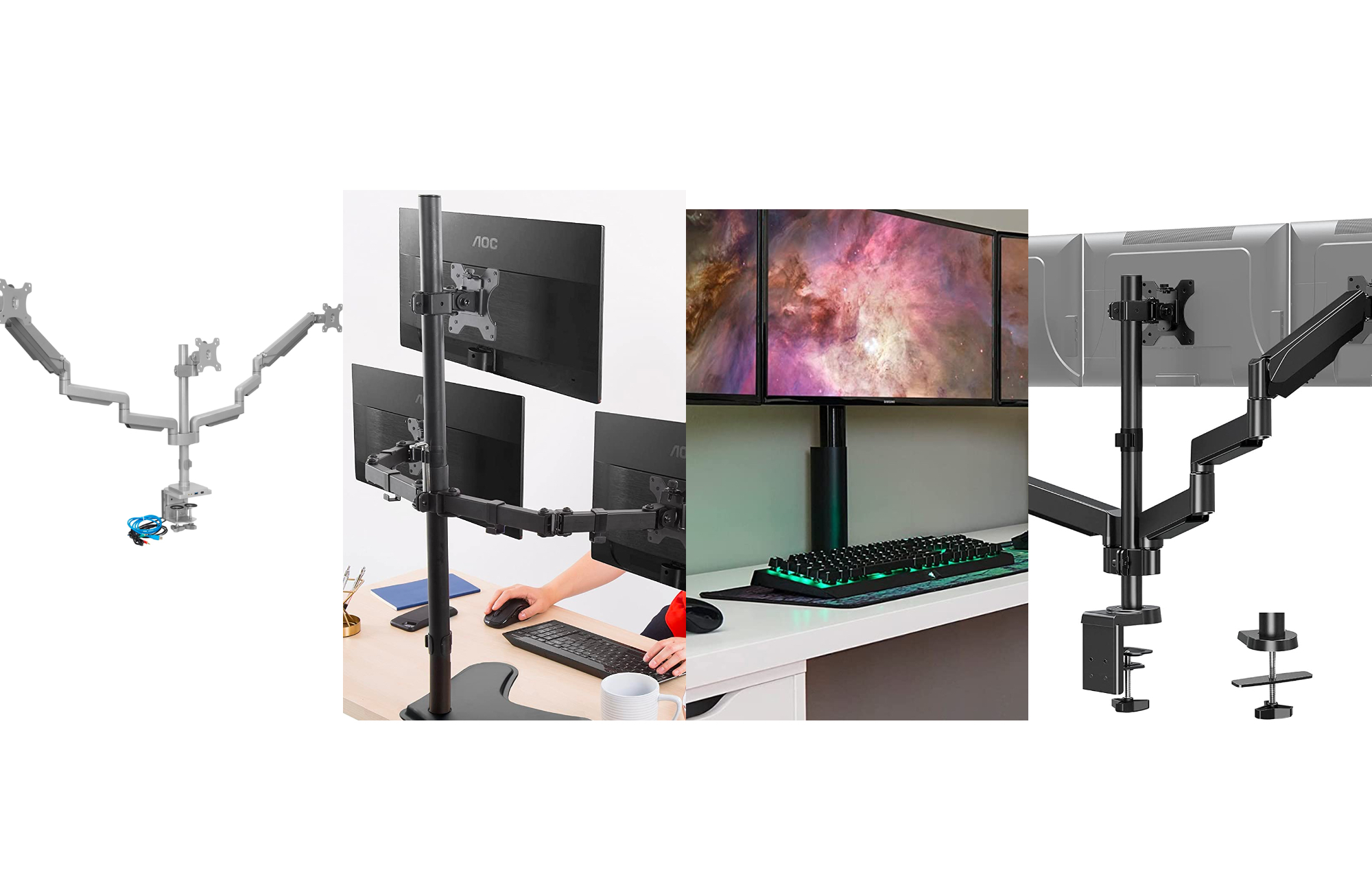 Desk Mount Monitor Arm for 32in Display - Monitor Mounts, Display Mounts  and Ergonomics