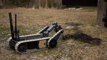 Russia’s mine-clearing robot has its safety limitations