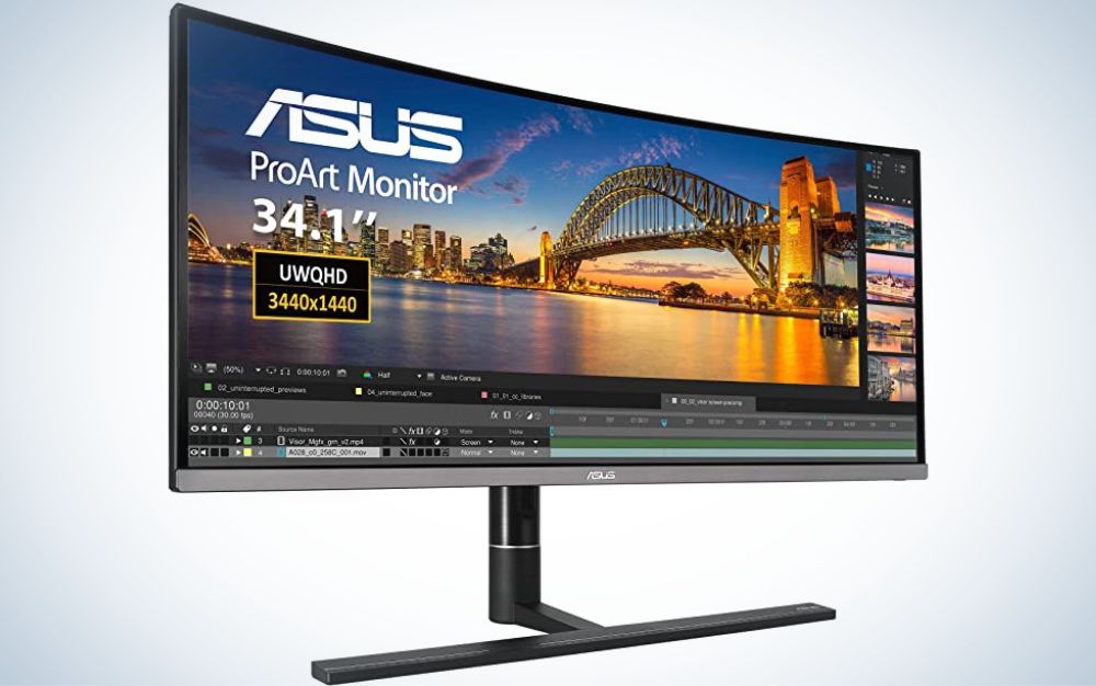 The Asus ProArt PA34VC finds a nice balance between high-end productivity monitor and a specialty display for creatives.