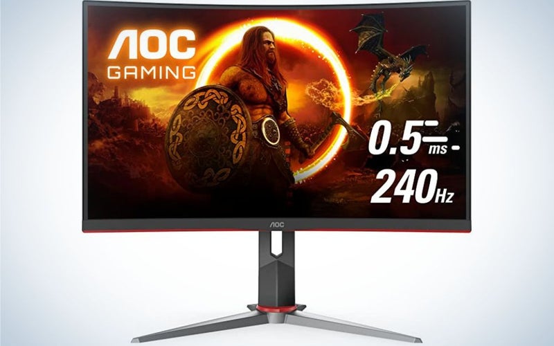 An AOC curved monitor saves you money while getting you in the game