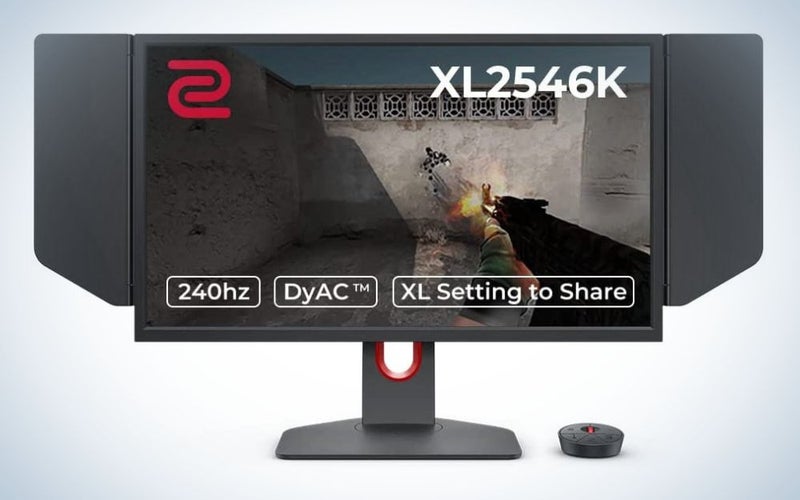 BenQ ZOWIE XL2546K is the best monitor for streaming and gaming.