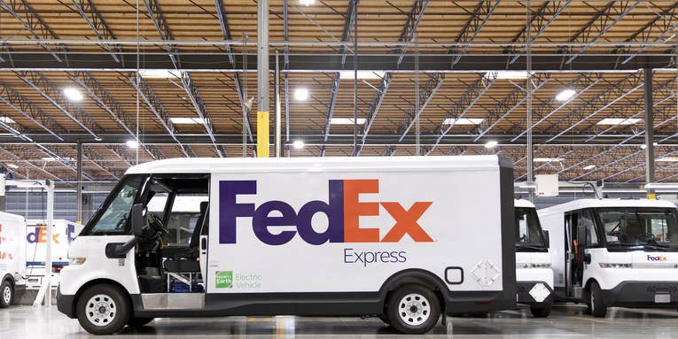FedEx is charging up its electric vehicle fleet
