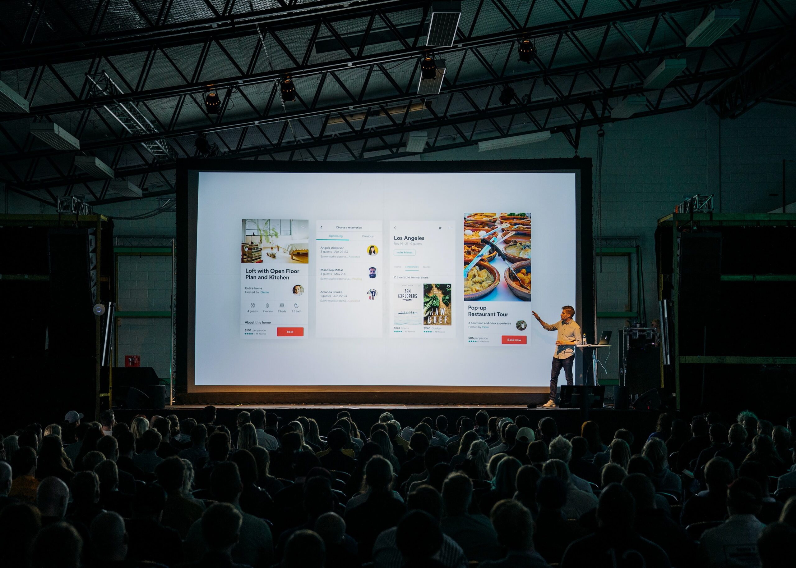 Man presenting at Nordic design for best presentation header image