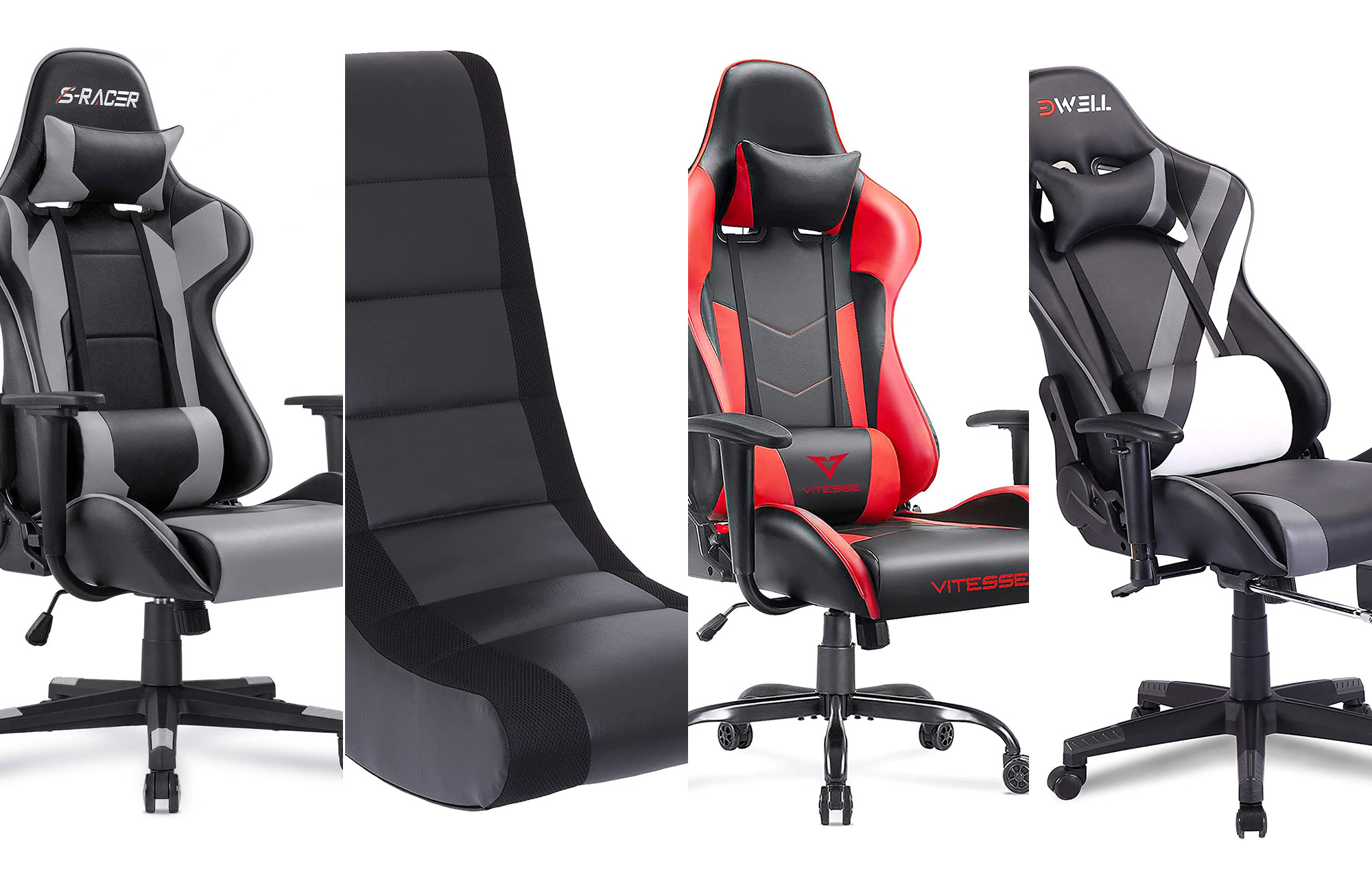 Deluxe Game Chair Black / Red - Gaming Chair - Gaming Office Chair