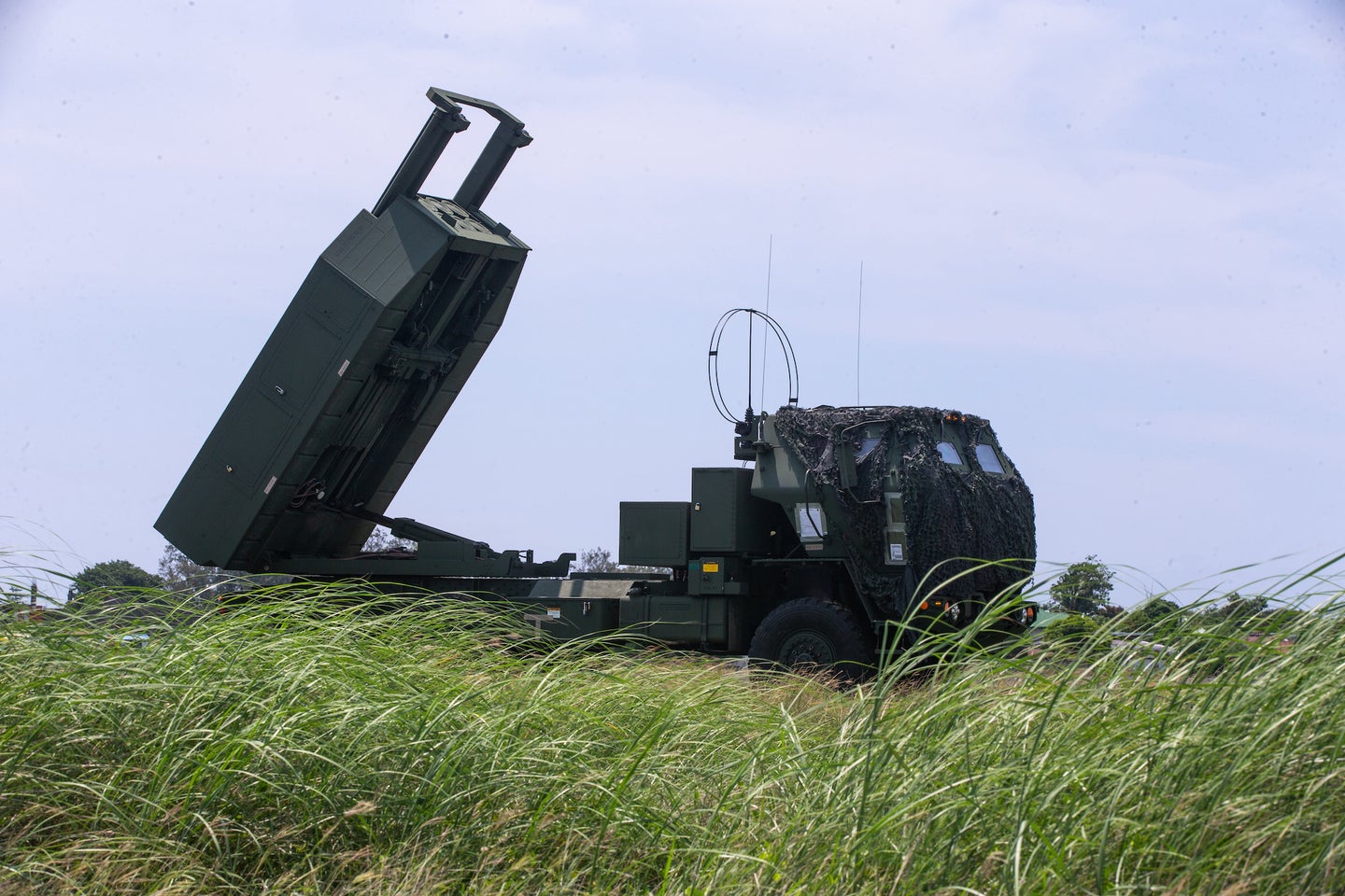 A High Mobility Artillery Rocket System in the Philippines in June, 2022 as part of an exercise. 