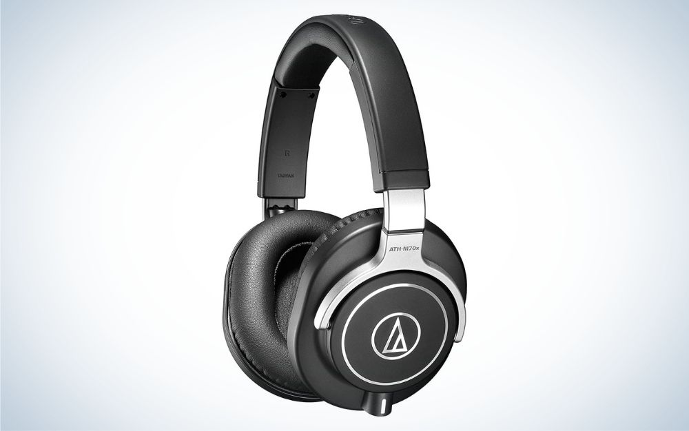 Audio-Technica ATH-M70x are the best DJ headphones for mixing music.
