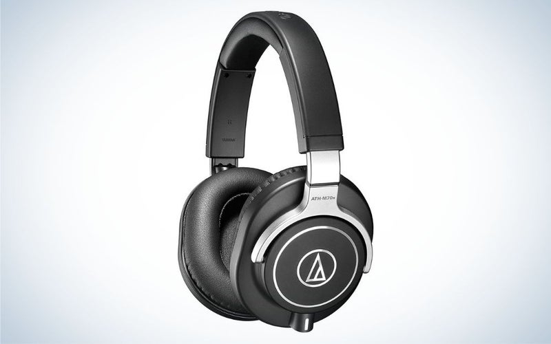 Audio-Technica ATH-M70x are the best DJ headphones for mixing music.