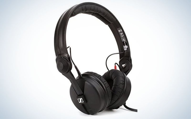 Sennheiser HD 25 Plus are the best lightweight DJ headphones.