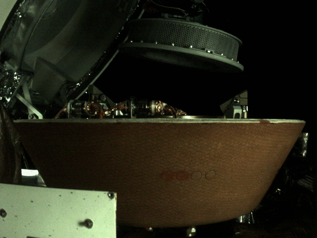 OSIRIS-REx probe storing sample from Bennu asteroid
