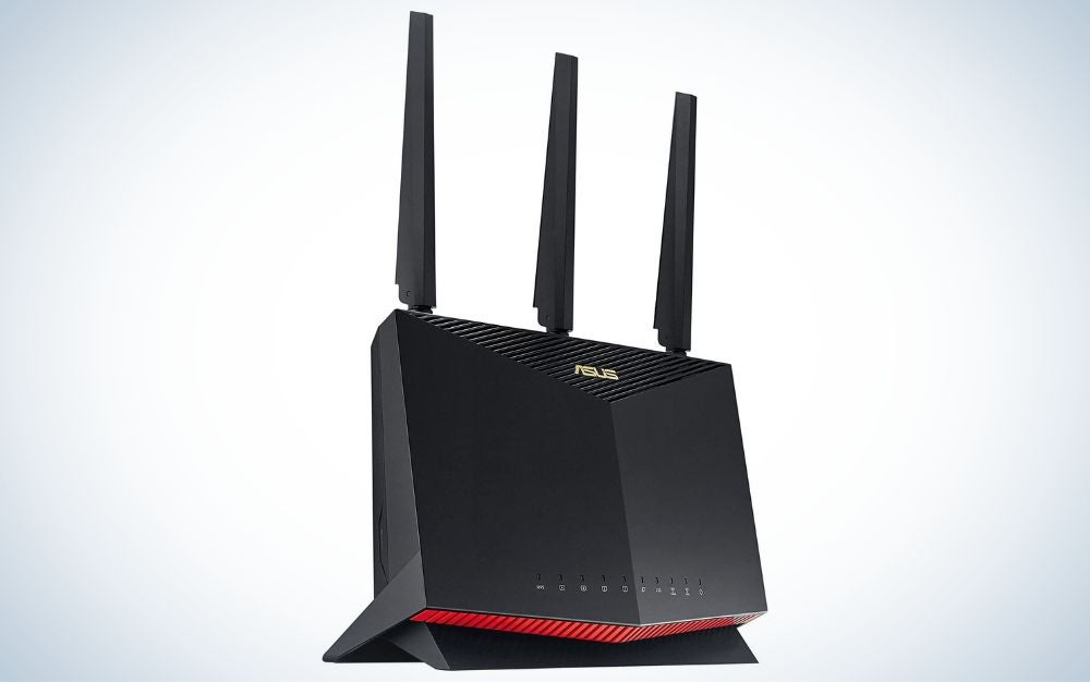 Asus RT-AX86U WiFi 6 gaming router is the best dual-band router for Verizon Fios.