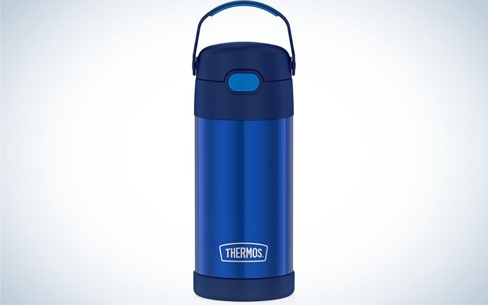 The Thermos Funtainer keeps your water inside the bottle where it belongs.