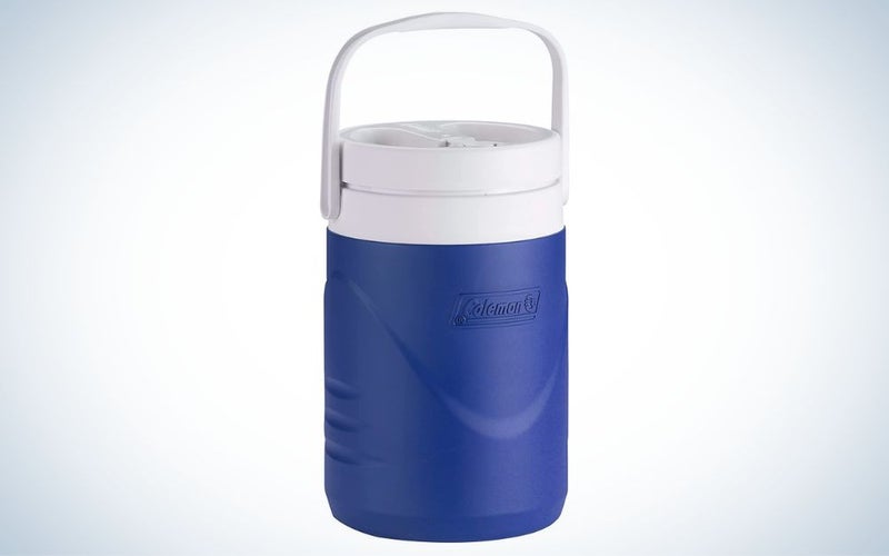 Coleman One Gallon Beverage Cooler is the best for the gym.