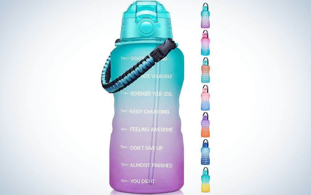 Fidus Motivational Water Bottle is the best motivational gallon water bottle.