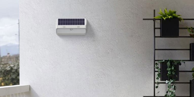 This solar-powered outdoor light also doubles as a mosquito repellent