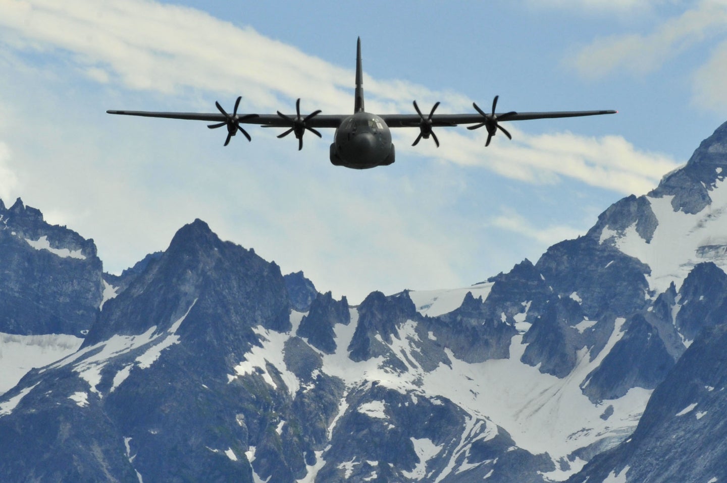 A C-130J in Alaska in 2016.