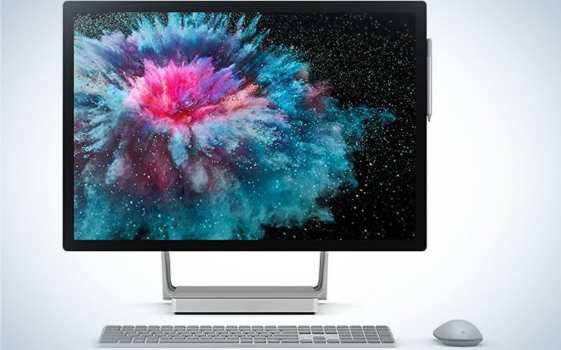 The Microsoft Surface Studio 2 features a uniquely moveable touchscreen display thatâs great for hands-on creative projects.