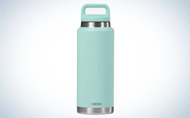 Igloo 36-ounce Vacuum-Insulated Bottle is the best for the budget.