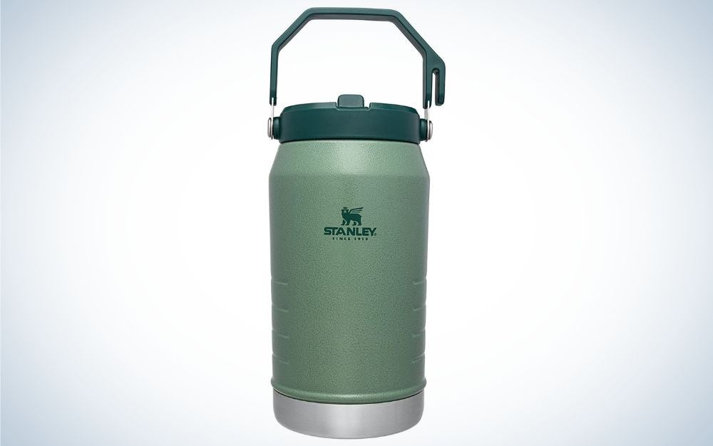 Stanley Ice Flow Flip Straw Jug is the best 64 ounce insulated water bottle.