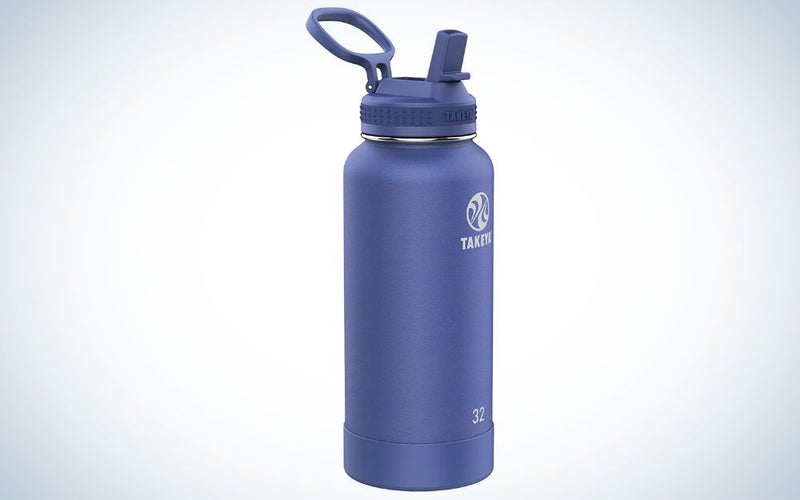 Takeya Pickleball Insulated Water Bottle with Straw Lid is the best insulated water bottle with straw.