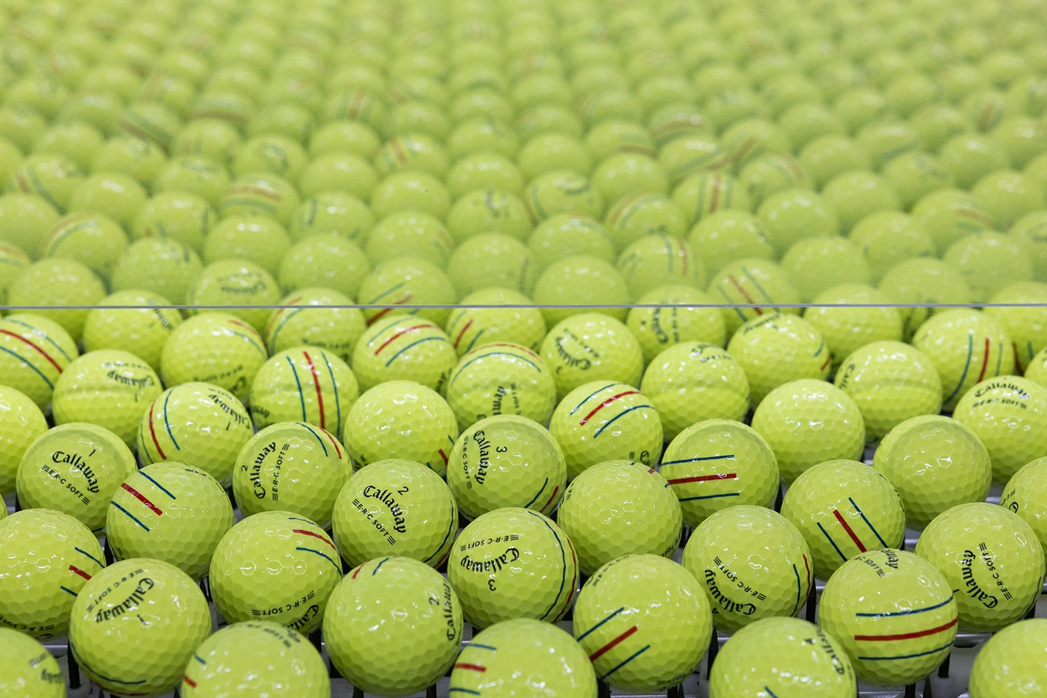 finished golf balls