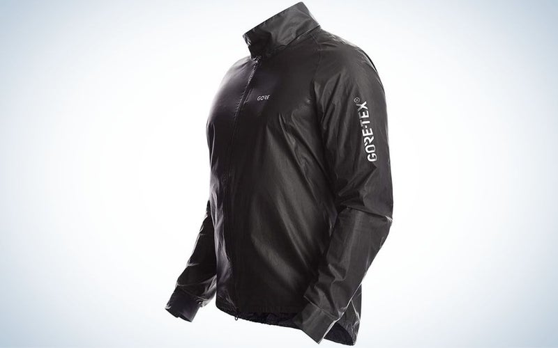 Gore Wear C5 Gore-Tex Shakedry 1985 is the best packable rain jacket for cycling.