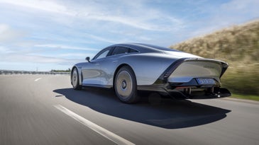 This Mercedes EV is a moonshot machine that can travel 621 miles on a single charge