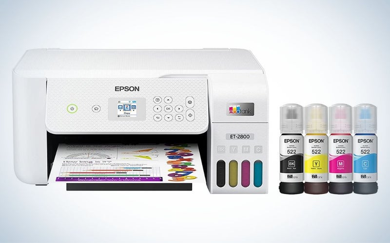 Epson EcoTank ET-2800 is the best inkjet printer for Chromebooks.