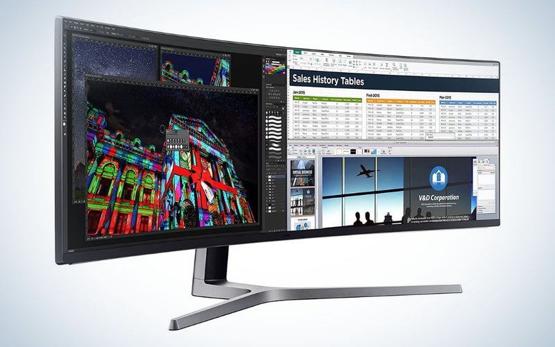 LG UltraGear 34GL750-B is the best curved monitor for CAD.