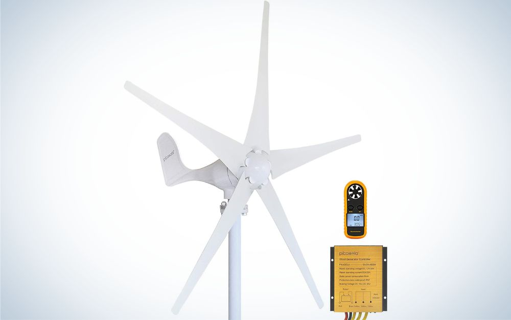Pikasola Wind Turbine Generator Kit is the best cheap home wind turbine.