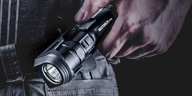 Save an extra 15 percent on this portable flashlight that packs 1,300 lumens