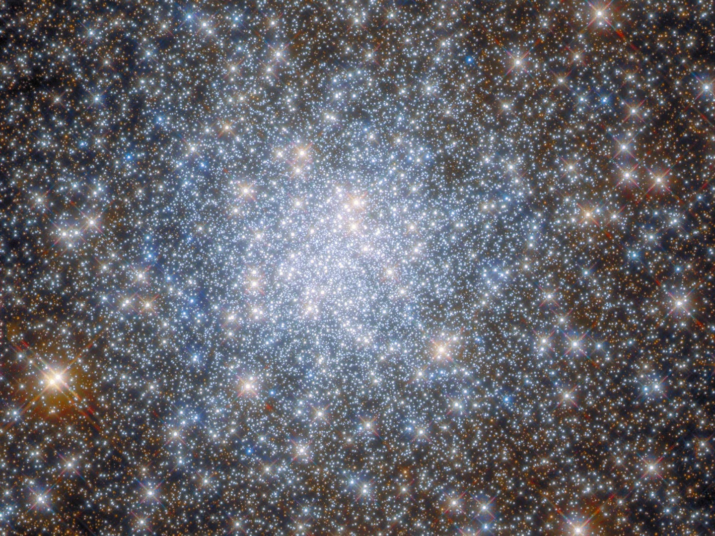 The tightly bound globular cluster pictured here sits within the  constellation Sagittarius.