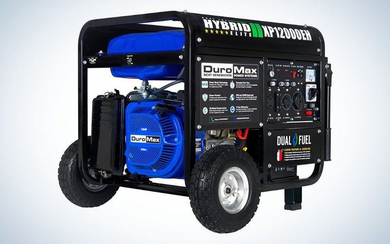 DuroMax XP12000EH is the best dual fuel generator overall.