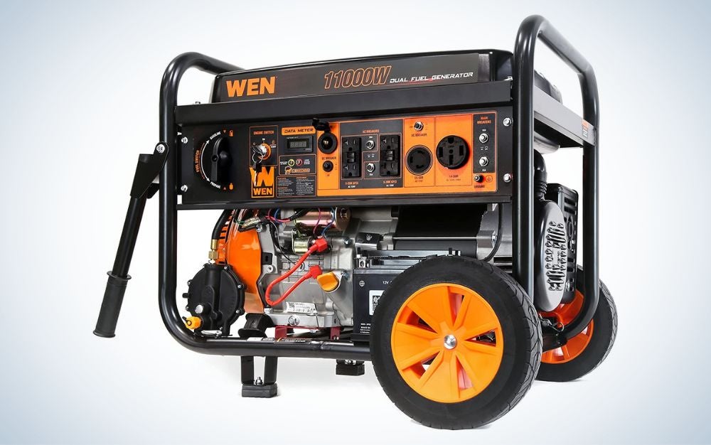 Wen DF1100X is the best electric start dual fuel generator.