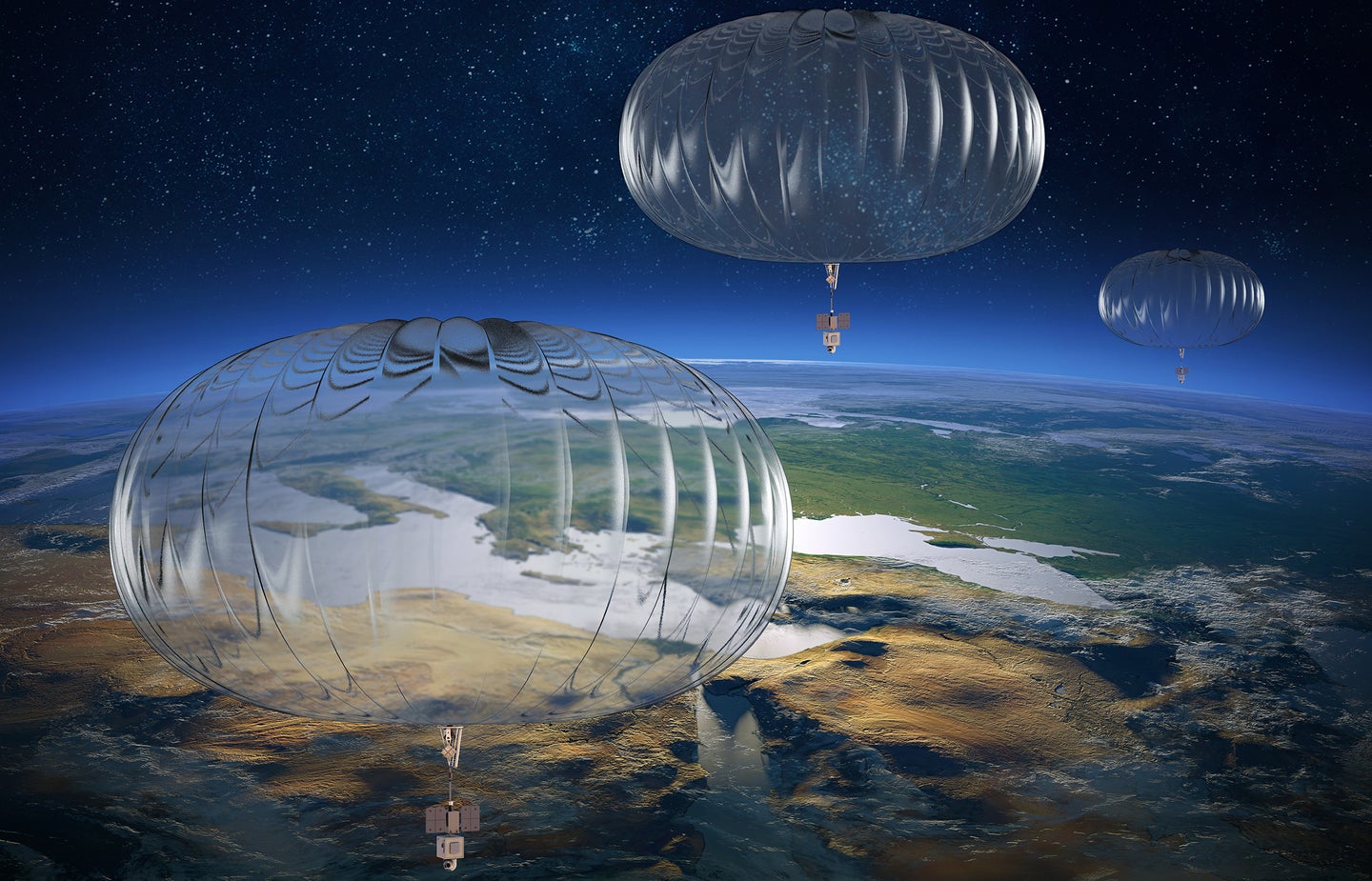 Sierra Nevada's concept high-altitude balloons