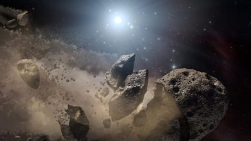 A second asteroid may have crashed into Earth as the dinosaurs died
