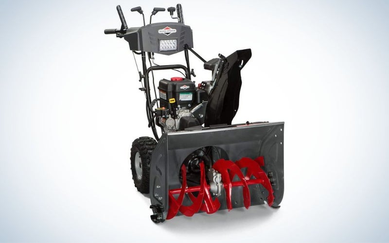 Briggs & Stratton 1696619 is the best snow blower for gravel driveways for long driveways.