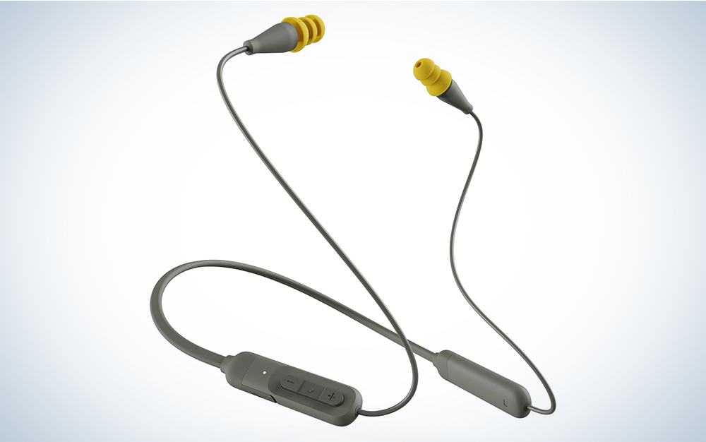 Grey polymer Elgin Ruckus Discord electronic earplugs for concerts