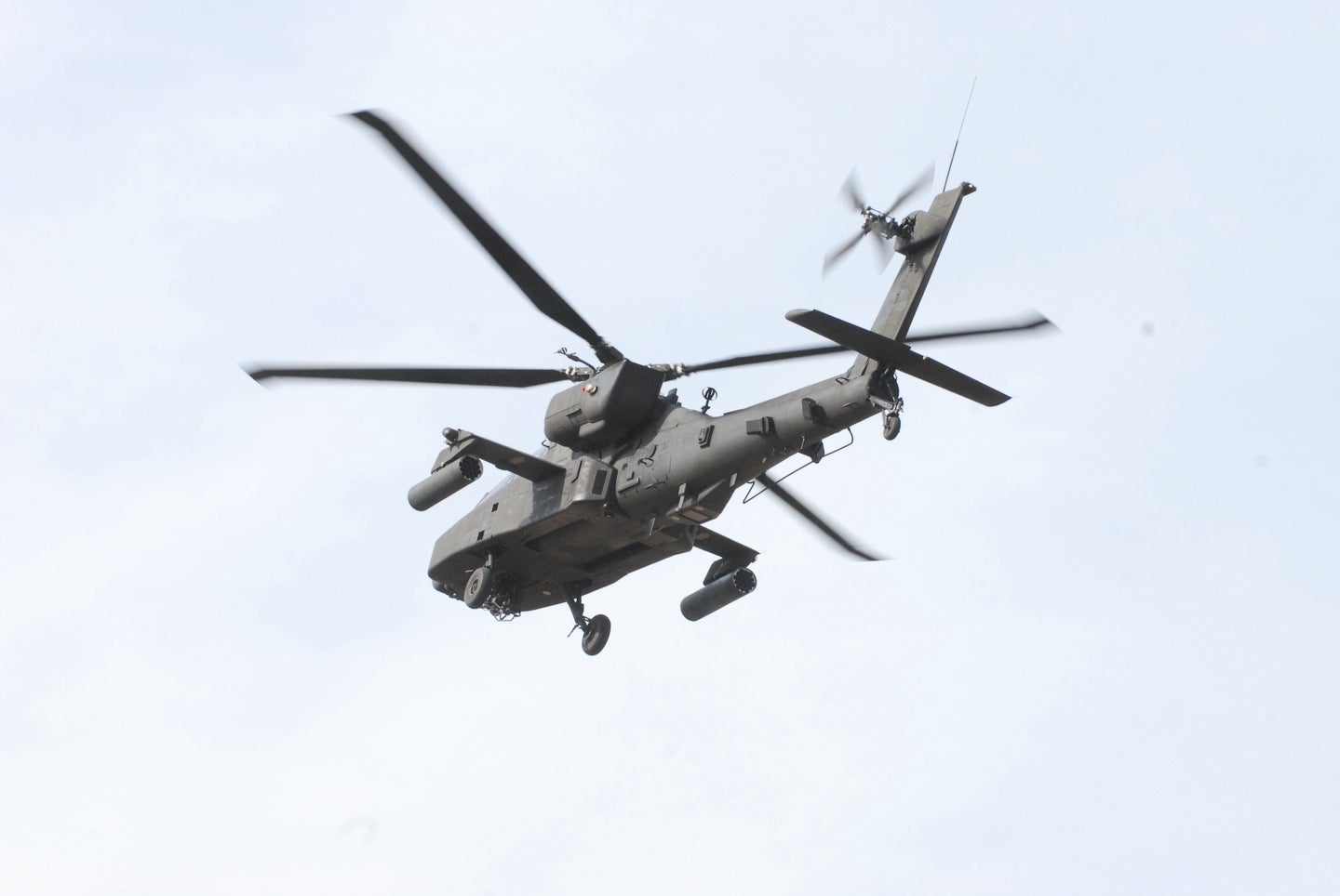 An AH-64D Apache in 2016.