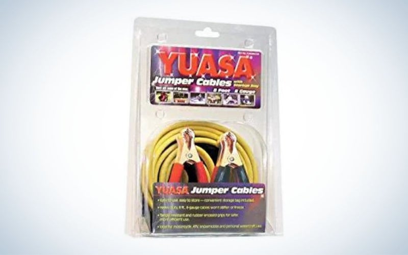 Yuasa Jumper Cables 8 Gauge 8 Foot