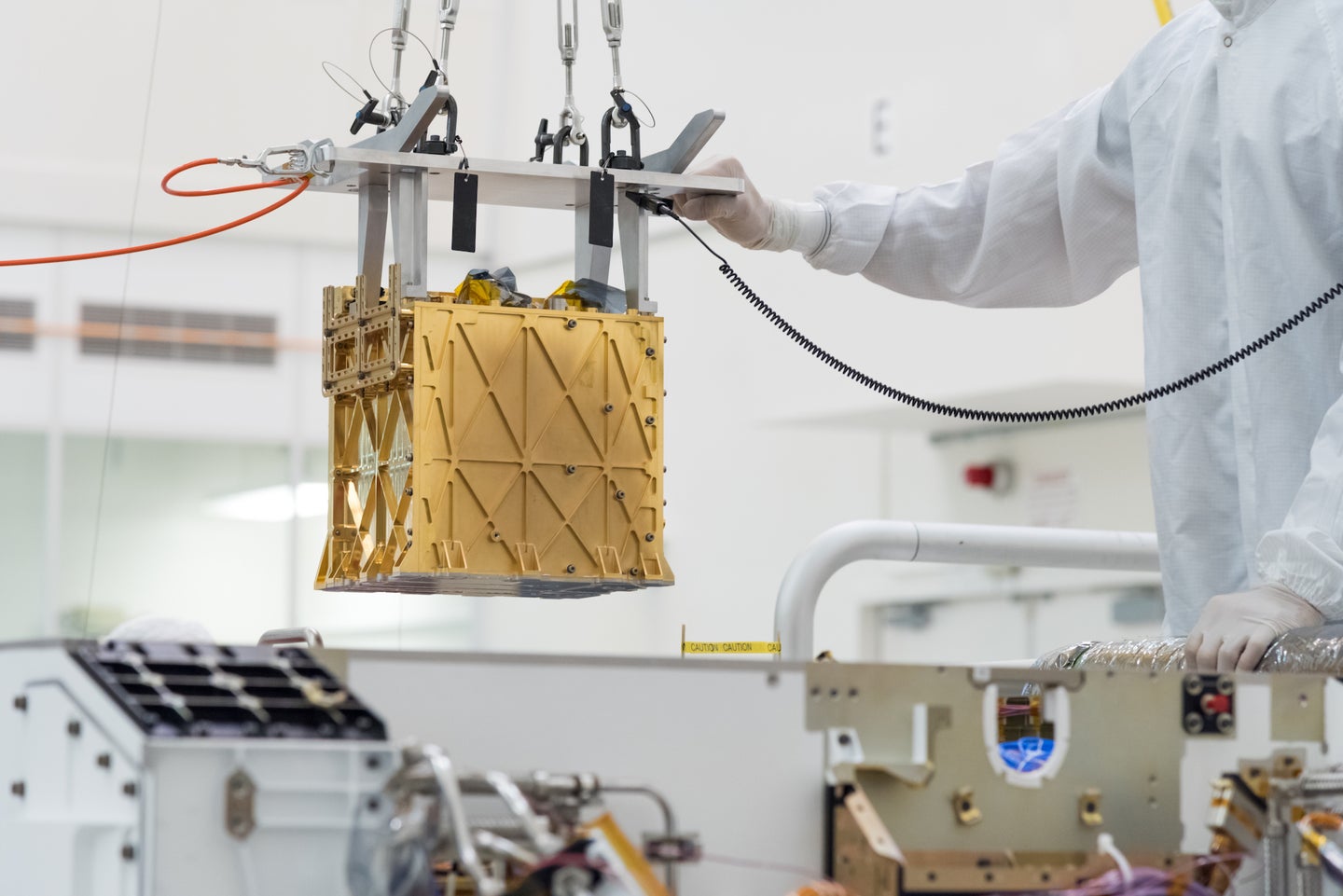 NASA's MOXIE instrument can make oxygen on Mars, an environment rich in carbon dioxide.
